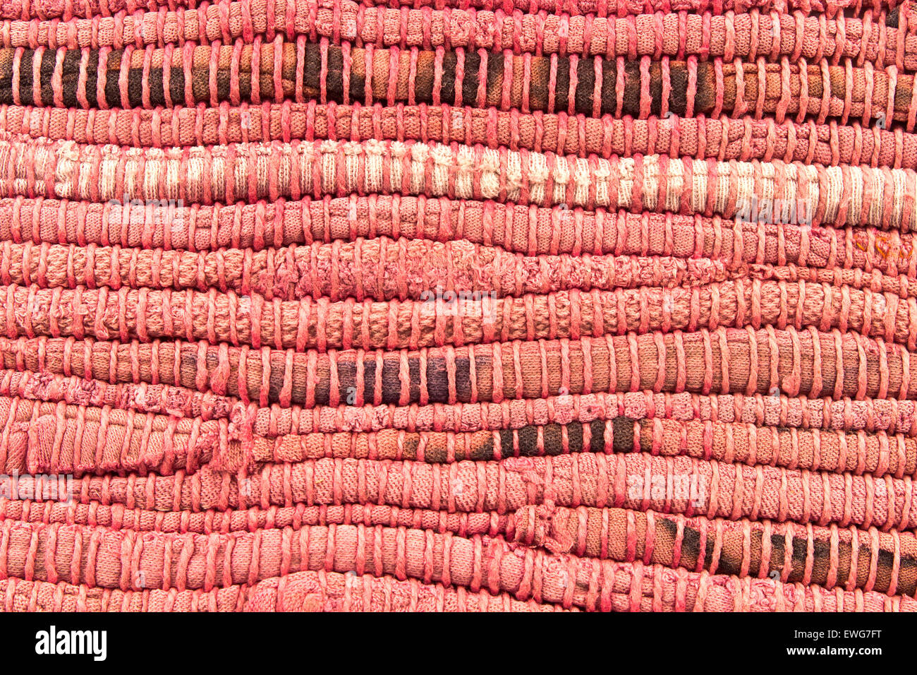 Alten roten Teppich Textur Hintergrund Stockfoto