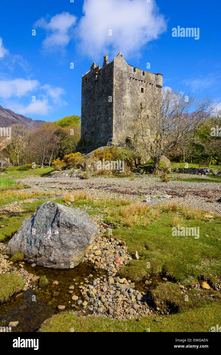 Moy Castle, Lochbuie, Isle of Mull, Hebriden, Argyll and Bute, Scotland Stockfoto