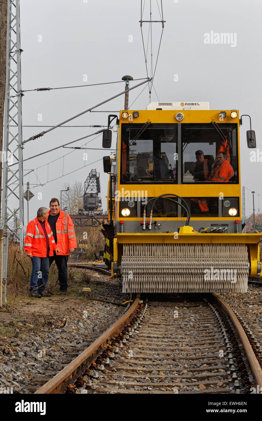 Neuseddin, Deutschland, Winter-Vorbereitungen bei der Deutschen Bahn AG Stockfoto