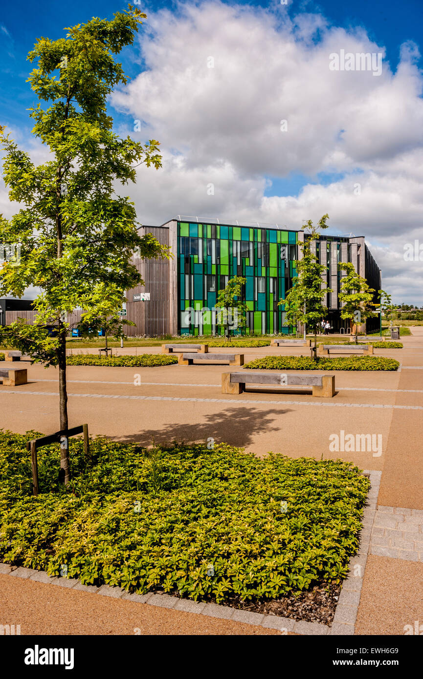 Die Katalysator-Gebäude für wachsende Unternehmen, York Science Park, York University, UK. Stockfoto