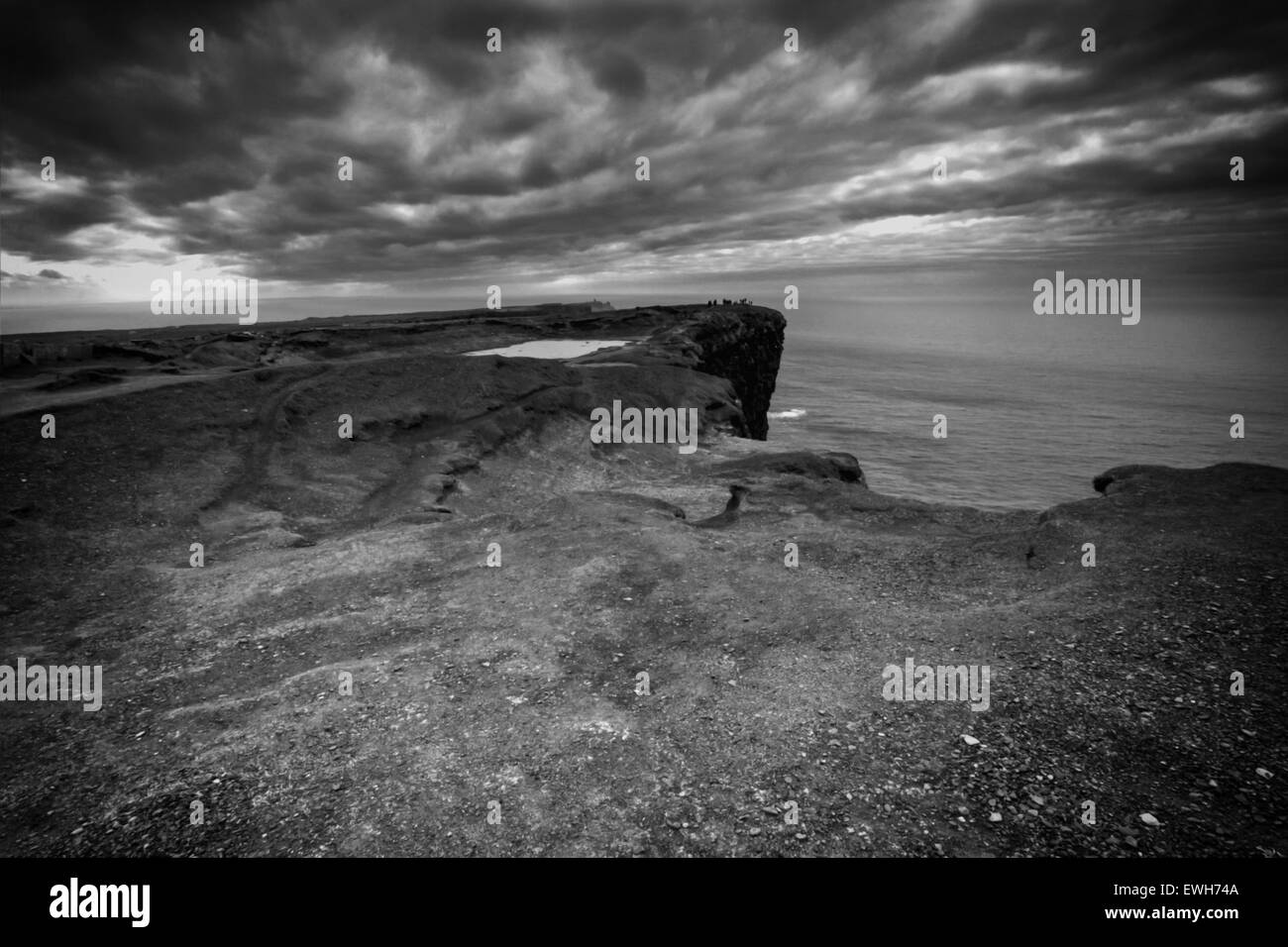 ein Blick auf die Klippen von Moher, Irland Stockfoto