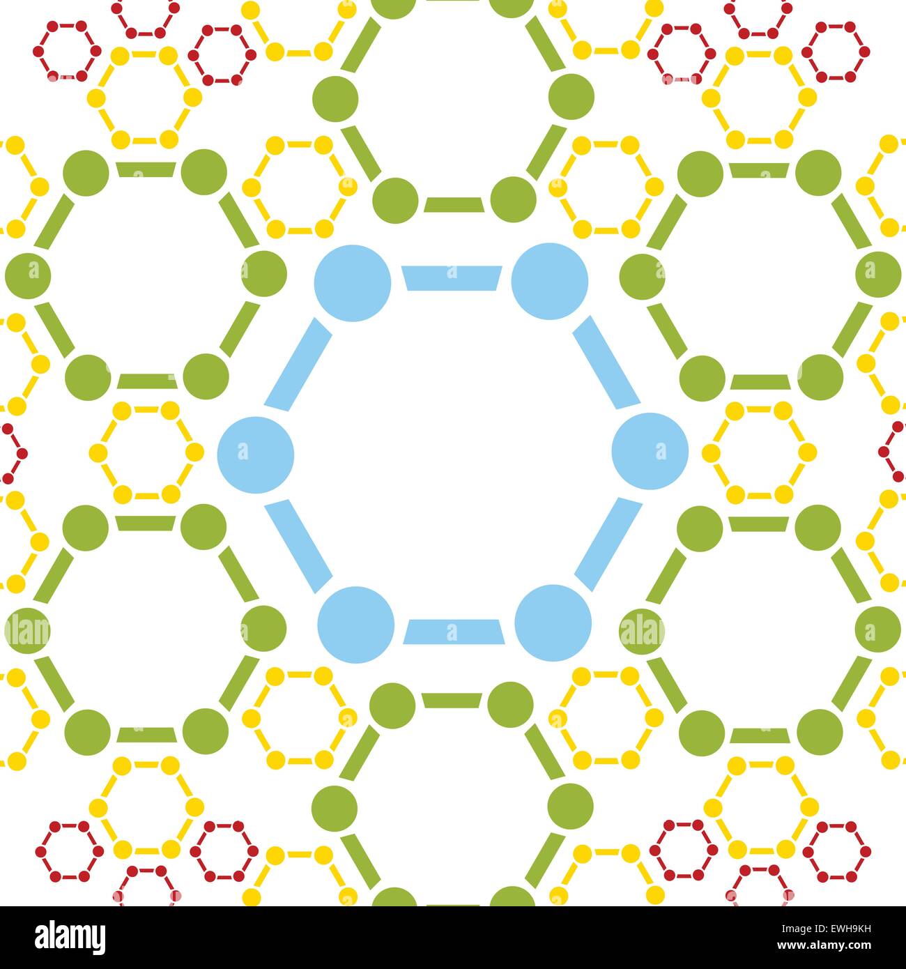 Zusammenfassung Hintergrund der Molekülstruktur. Medizinische Vektor-design Stock Vektor