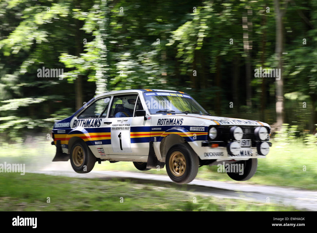 Goodwood, West Sussex, UK. 26. Juni 2015. Goodwood Festival of Speed Rally Bühne, Goodwood, UK, 26. Juni 2015 Credit: Rallye-Pics.com/Alamy Live News Stockfoto