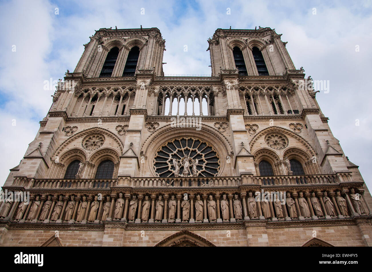 Notre Dame de Paris Stockfoto