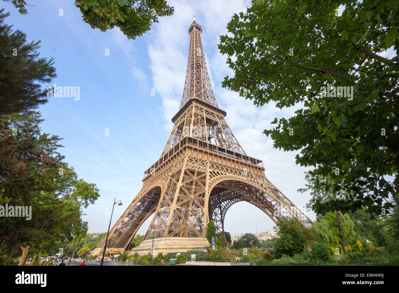 Eiffelturm Paris Stockfoto