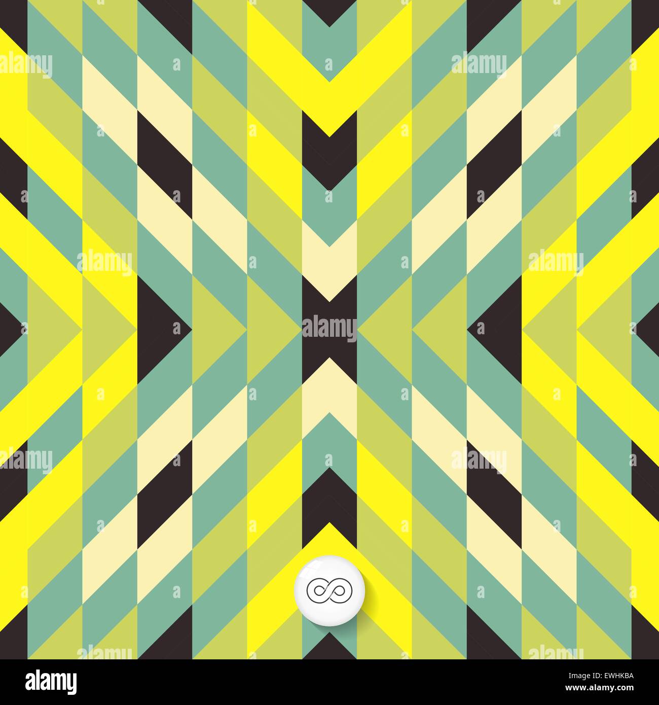 Nahtlose Mosaikmuster. Geometrischen Hintergrund. Stock Vektor