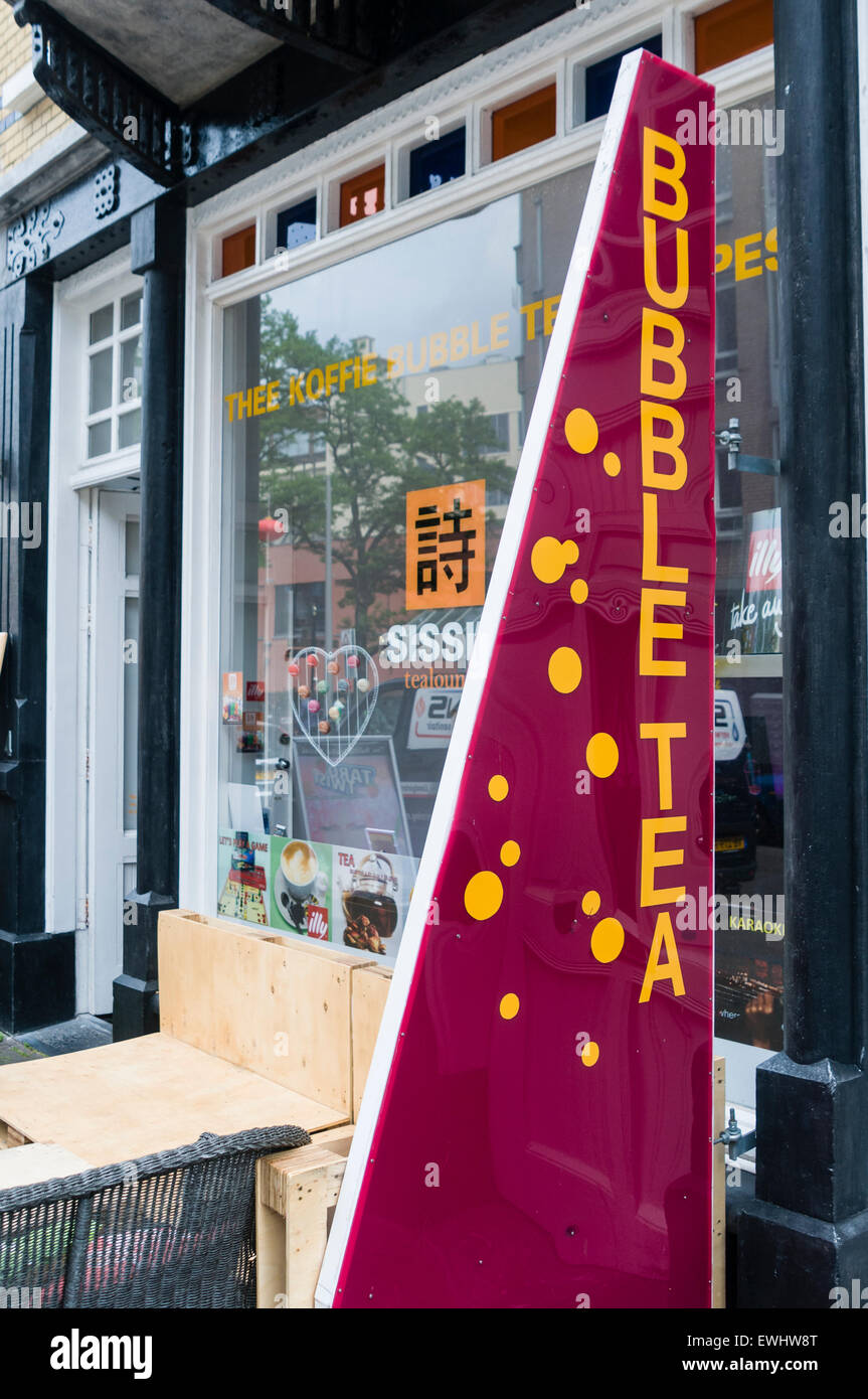 Bubble Tea Bar in den Haag, Niederlande Stockfoto