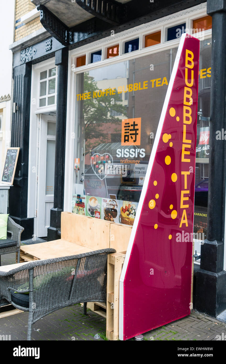 Bubble Tea Bar in den Haag, Niederlande Stockfoto