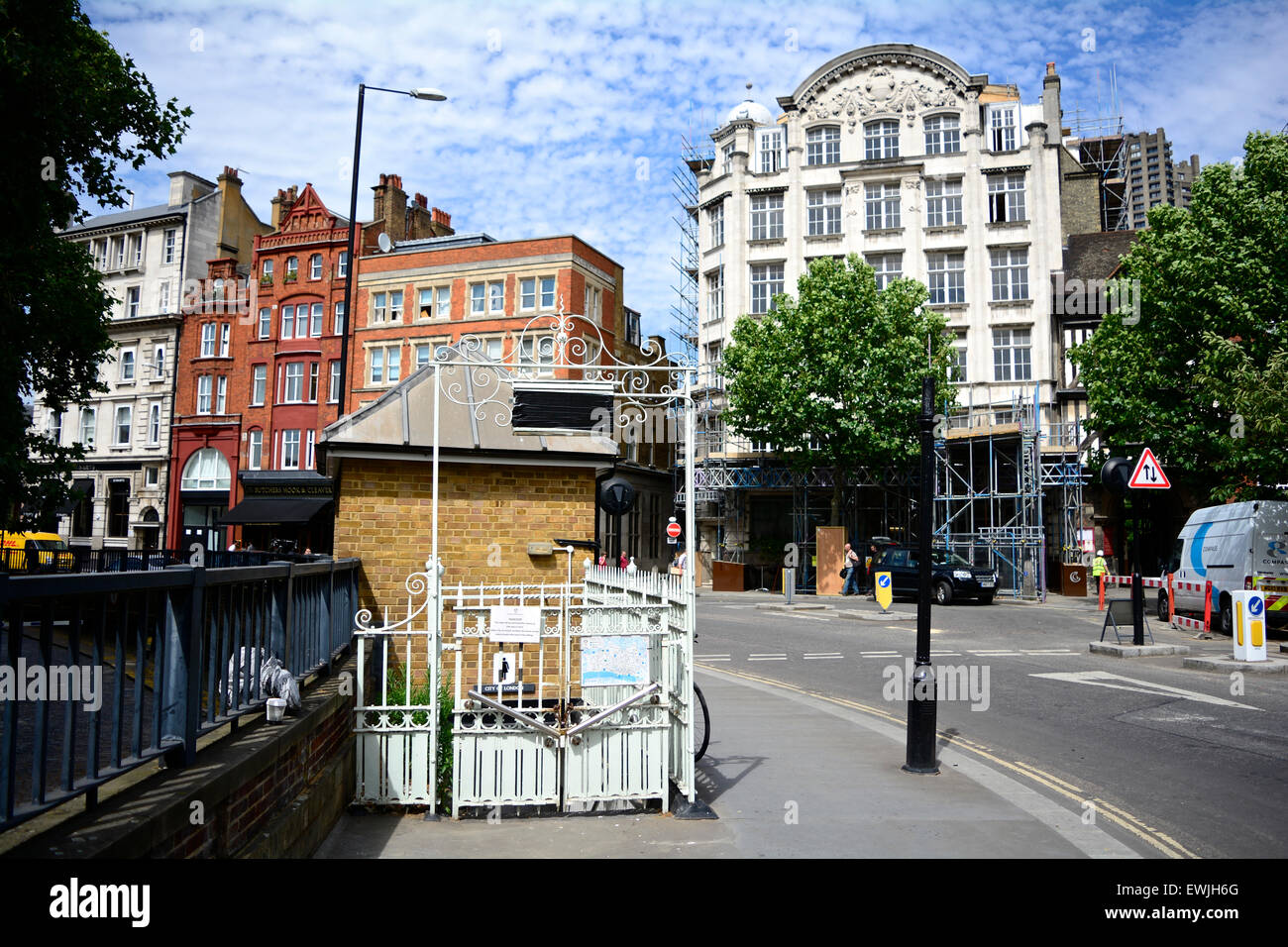 WC-Schließung in Smithfield Stockfoto