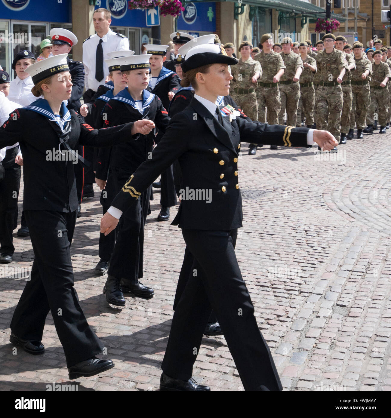 NORTHAMPTON ARMED FORCES DAY Stockfoto