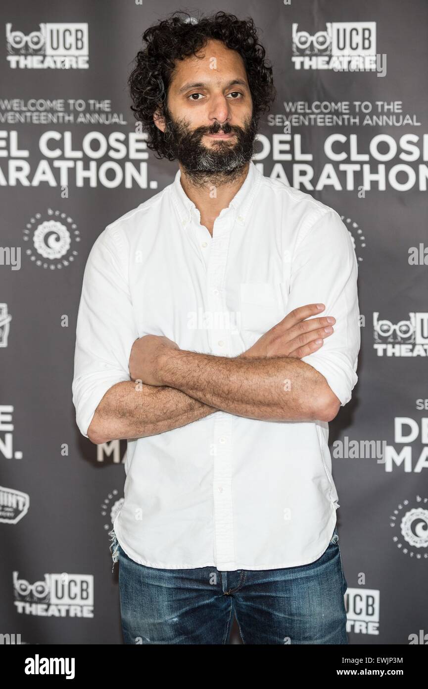 New York, NY, USA. 26. Juni 2015. Jason Mantzoukas bei der Pressekonferenz für die aufrechte Bürger-Brigade Theater präsentiert: die 17. jährliche Del enge Improv Comedy Marathon Pressekonferenz, aufrechte Bürger Brigade Theater & Sun West Studios, New York, NY 26. Juni 2015. © Steven Ferdman/Everett Collection/Alamy Live-Nachrichten Stockfoto