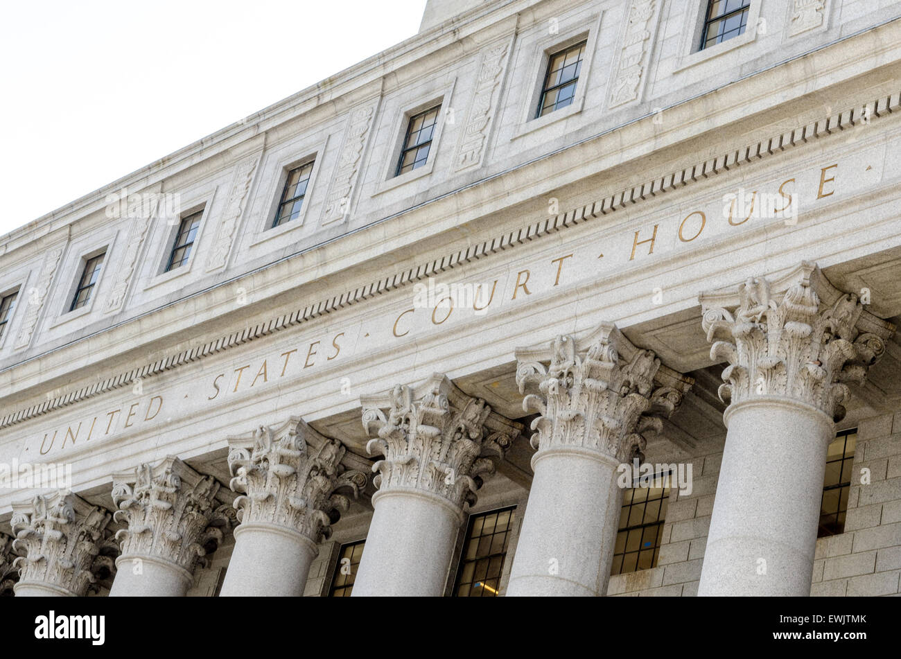 United States Court House in Lower Manhattan in New York city Stockfoto