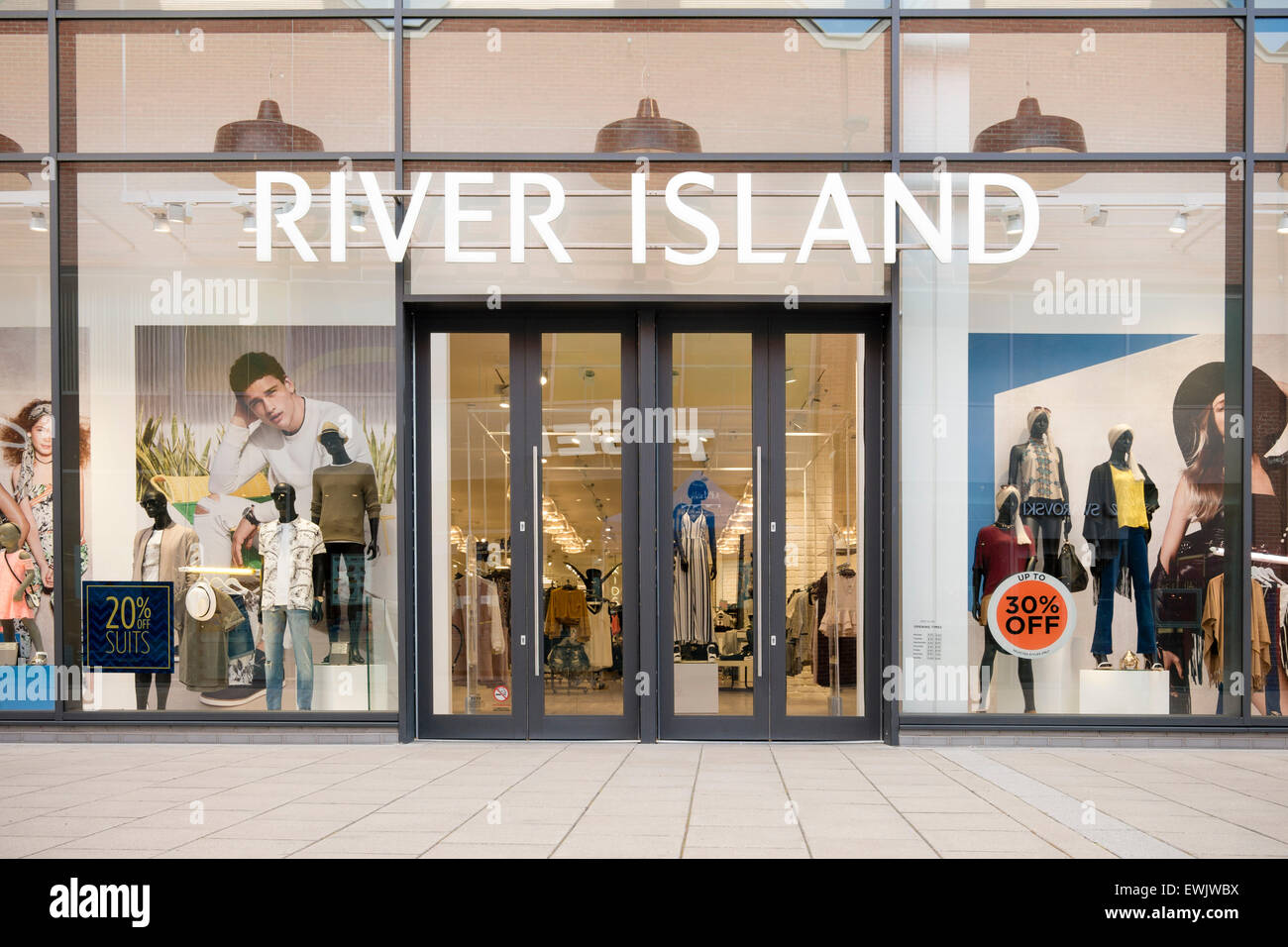 River Island-Shop, UK. Stockfoto