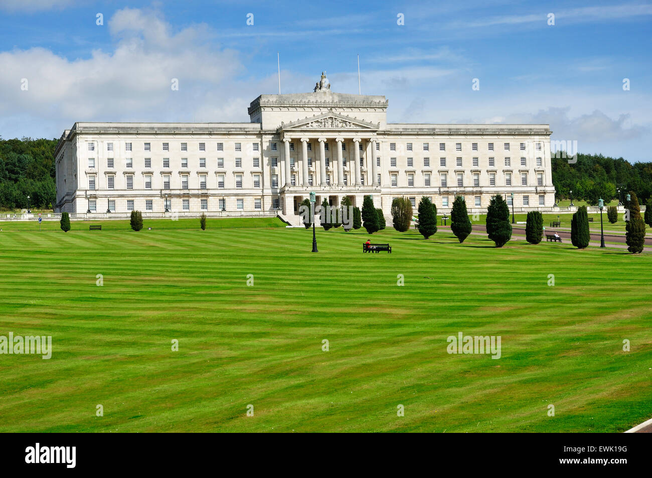 Parlamentsgebäude, Stormont, Belfast, Nordirland, Vereinigtes Königreich Stockfoto