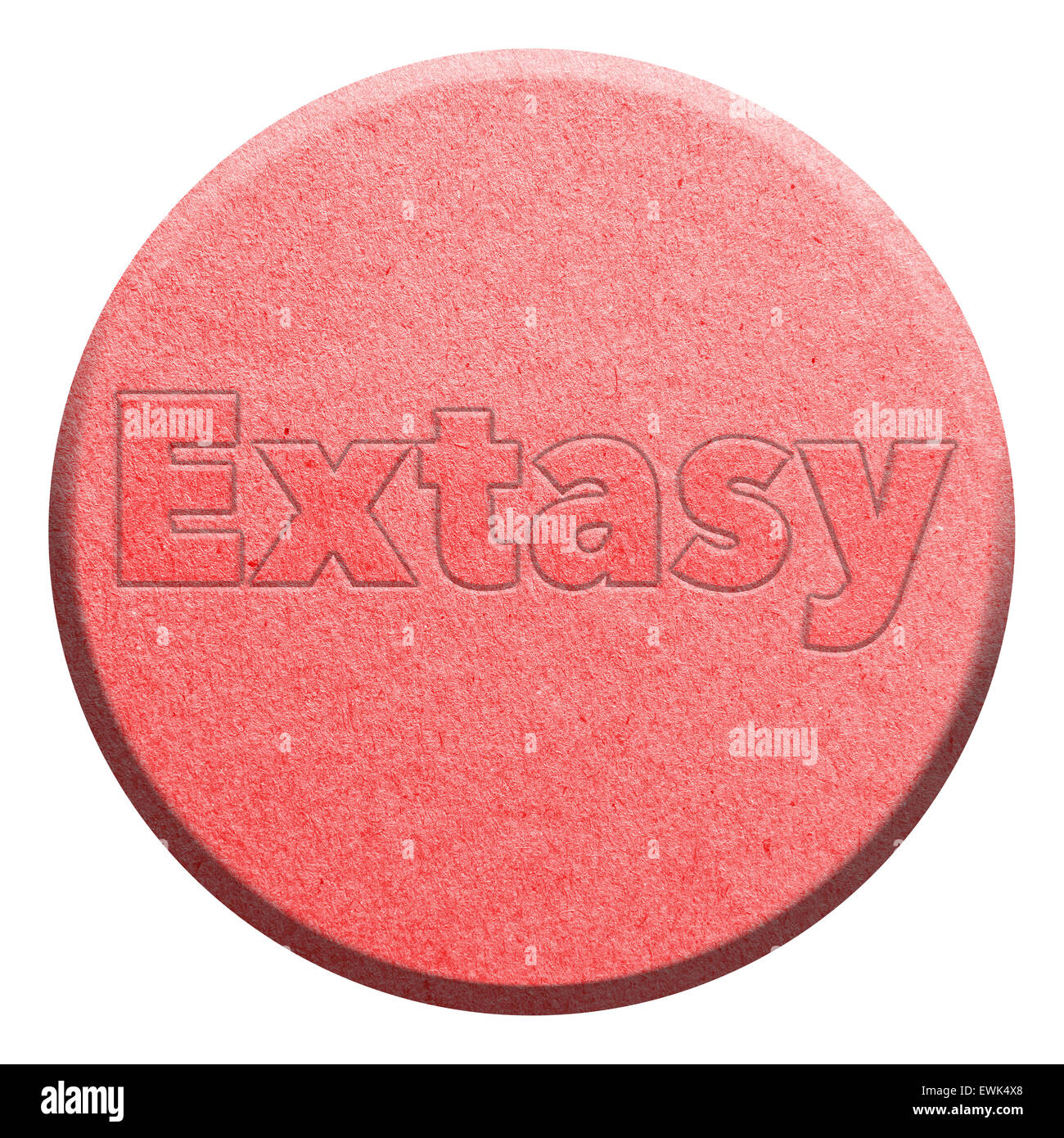 Ecstasy-Pille Stockfoto