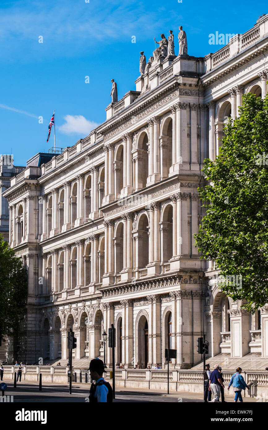 Whitehall Gebäude London, England, Vereinigtes Königreich Stockfoto