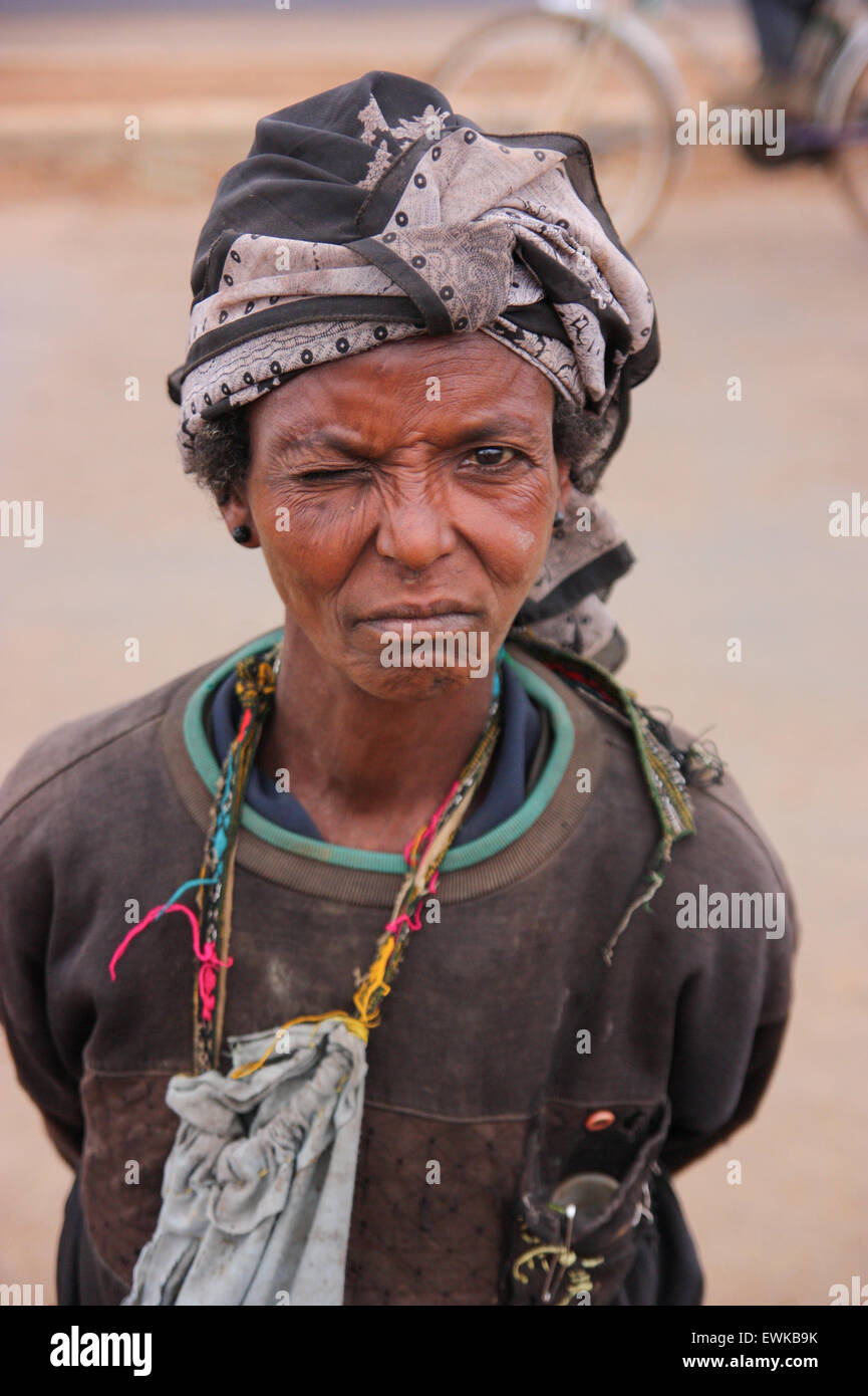 Äthiopische Frau Stockfoto