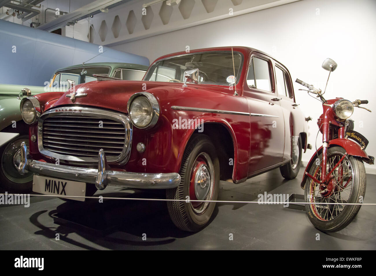 Hillman Minx Oldtimer Automuseum Stockfoto