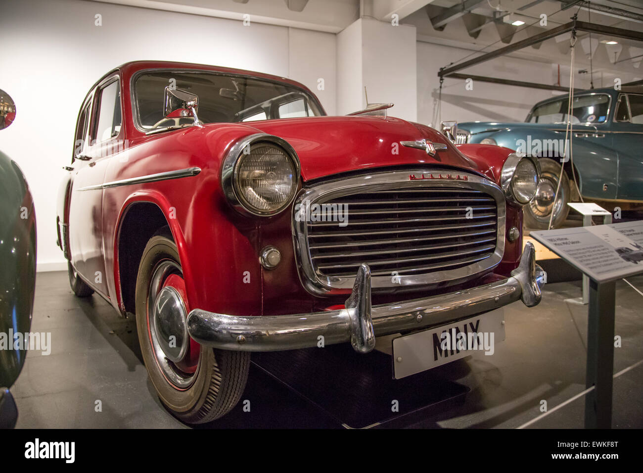 Hillman Minx Oldtimer Automuseum Stockfoto