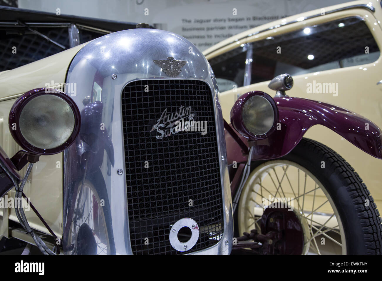 1927-Austin Seven Schwalbe Coventry Transport-Museum-UK Stockfoto