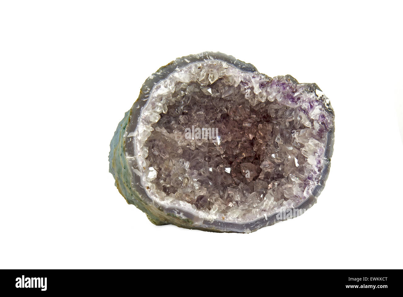 Amethyst geode Stockfoto