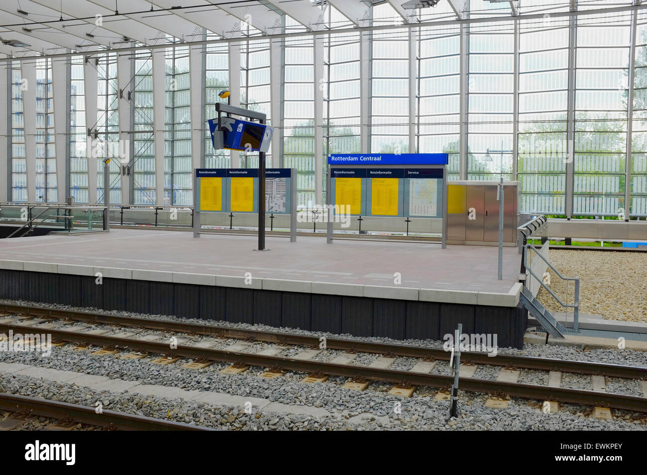 Rotterdam Centraal Bahnhof, Rotterdam, Niederlande. Stockfoto