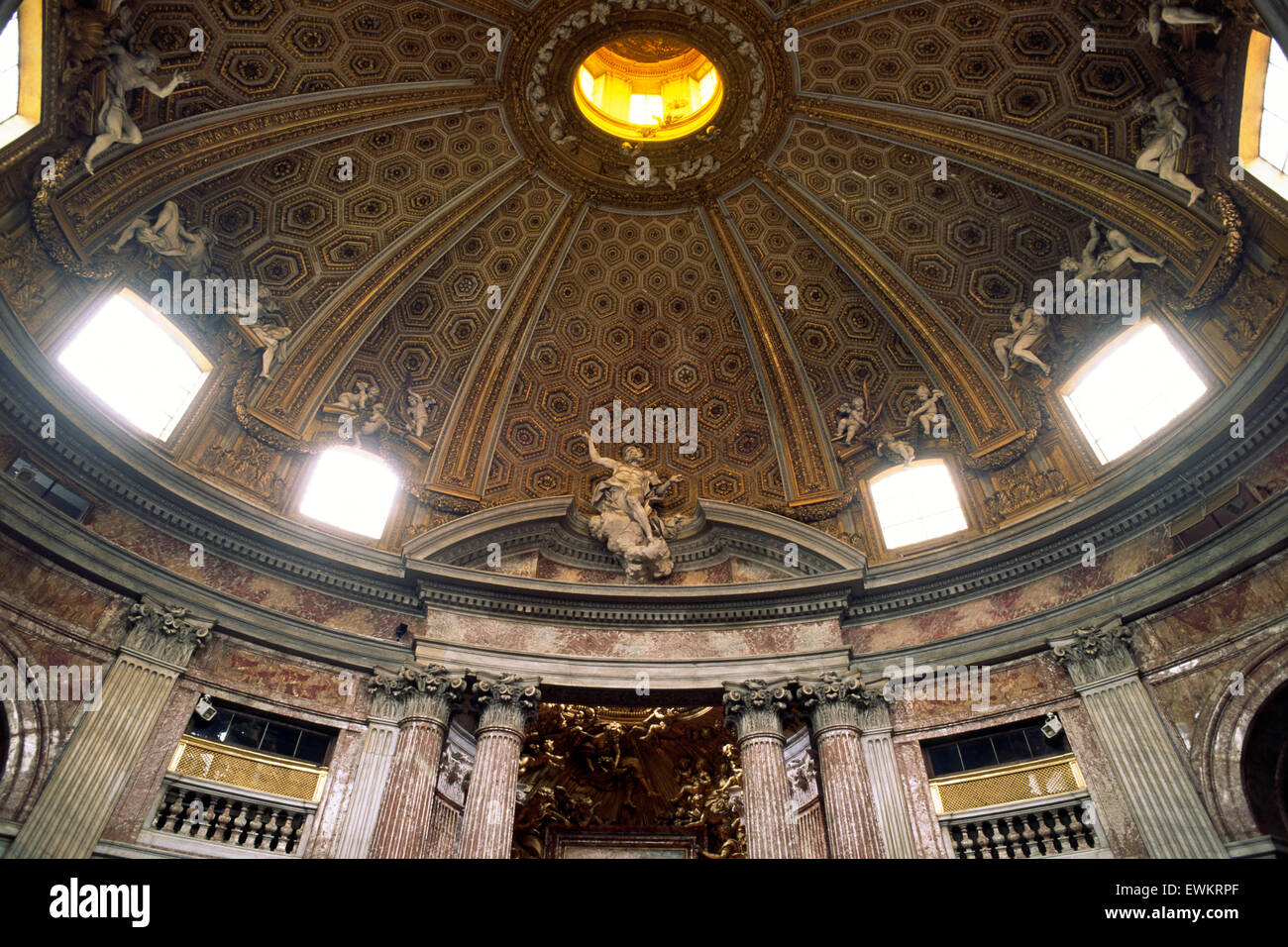 Italien, Rom, Kirche Sant'Andrea al Quirinale Stockfoto