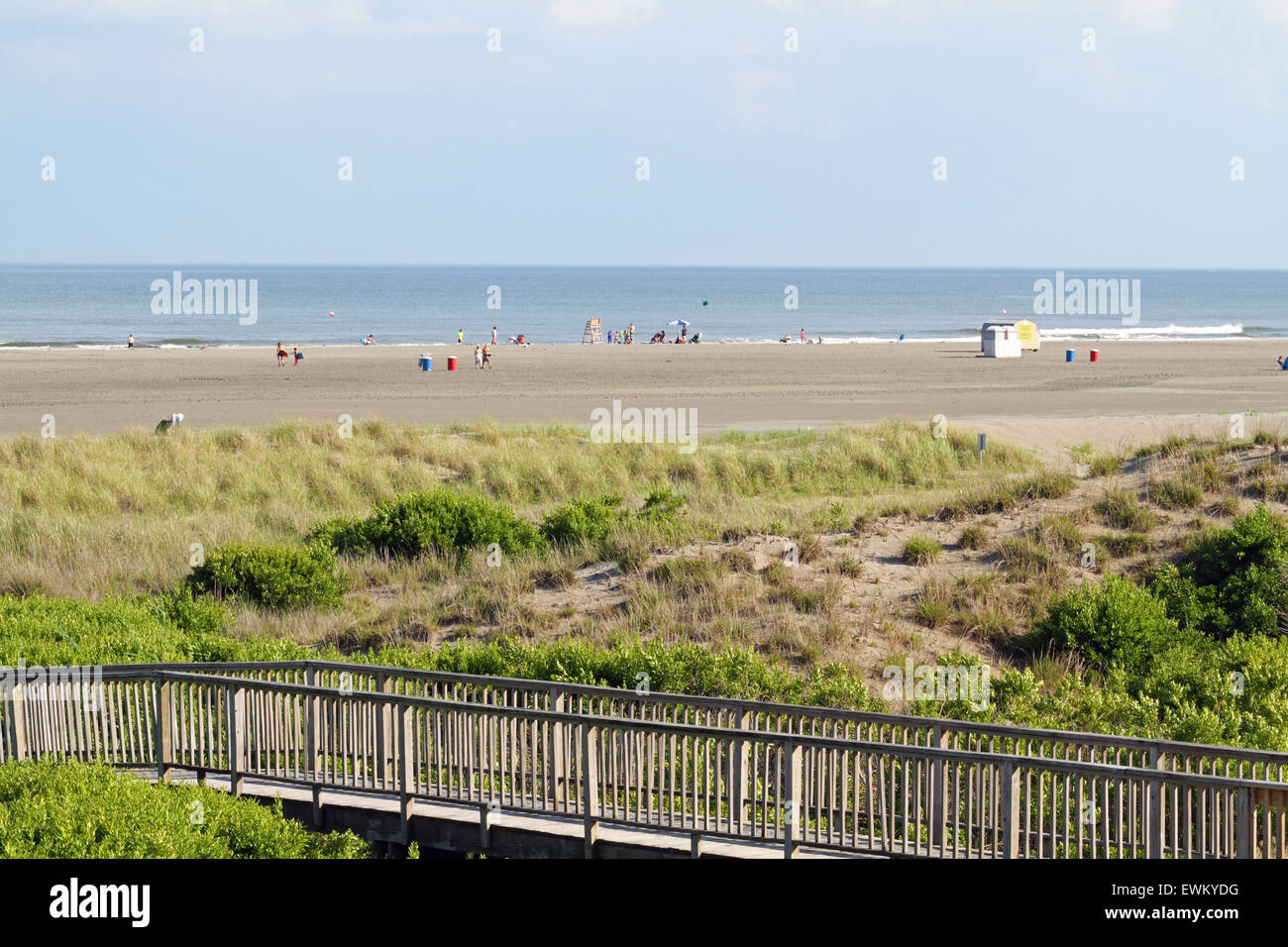 Der Strand in Wildwood Crest, New Jersey, USA Stockfoto