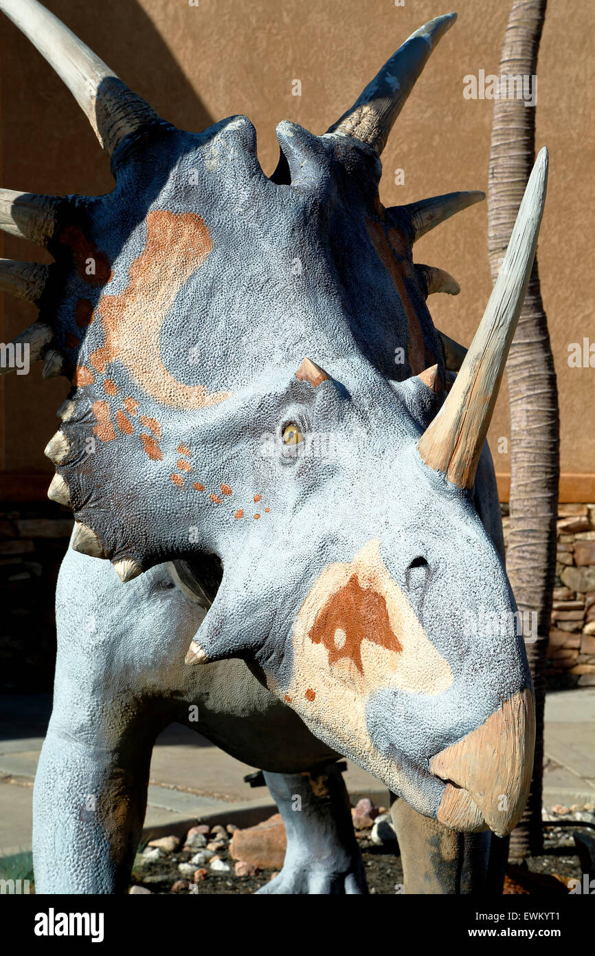 Ankylosauriers, Dinosaurier-Ressourcen-Center, Woodland Park, Colorado USA Stockfoto