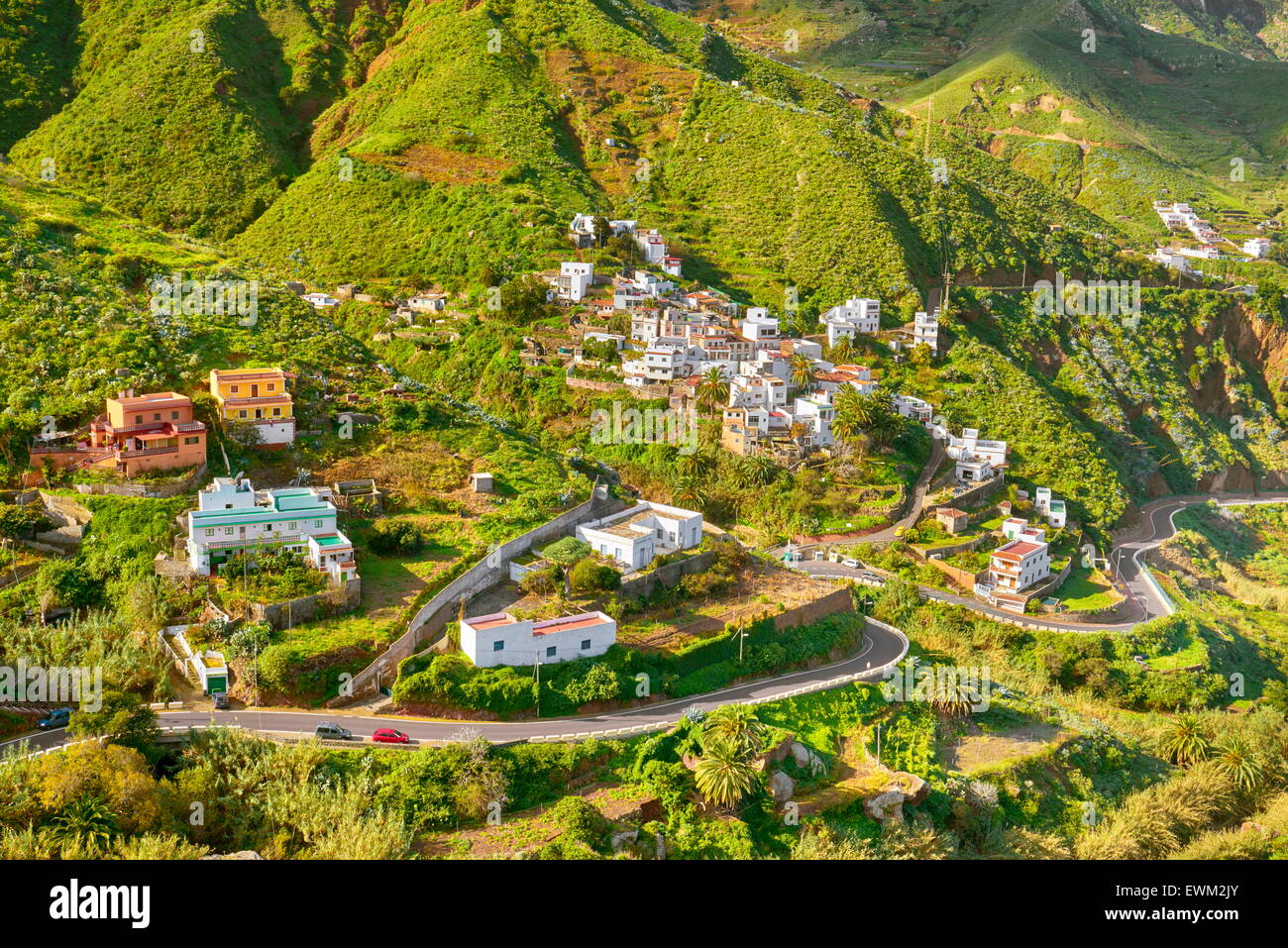Taganana Dorf, Teneriffa, Kanarische Inseln, Spanien Stockfoto