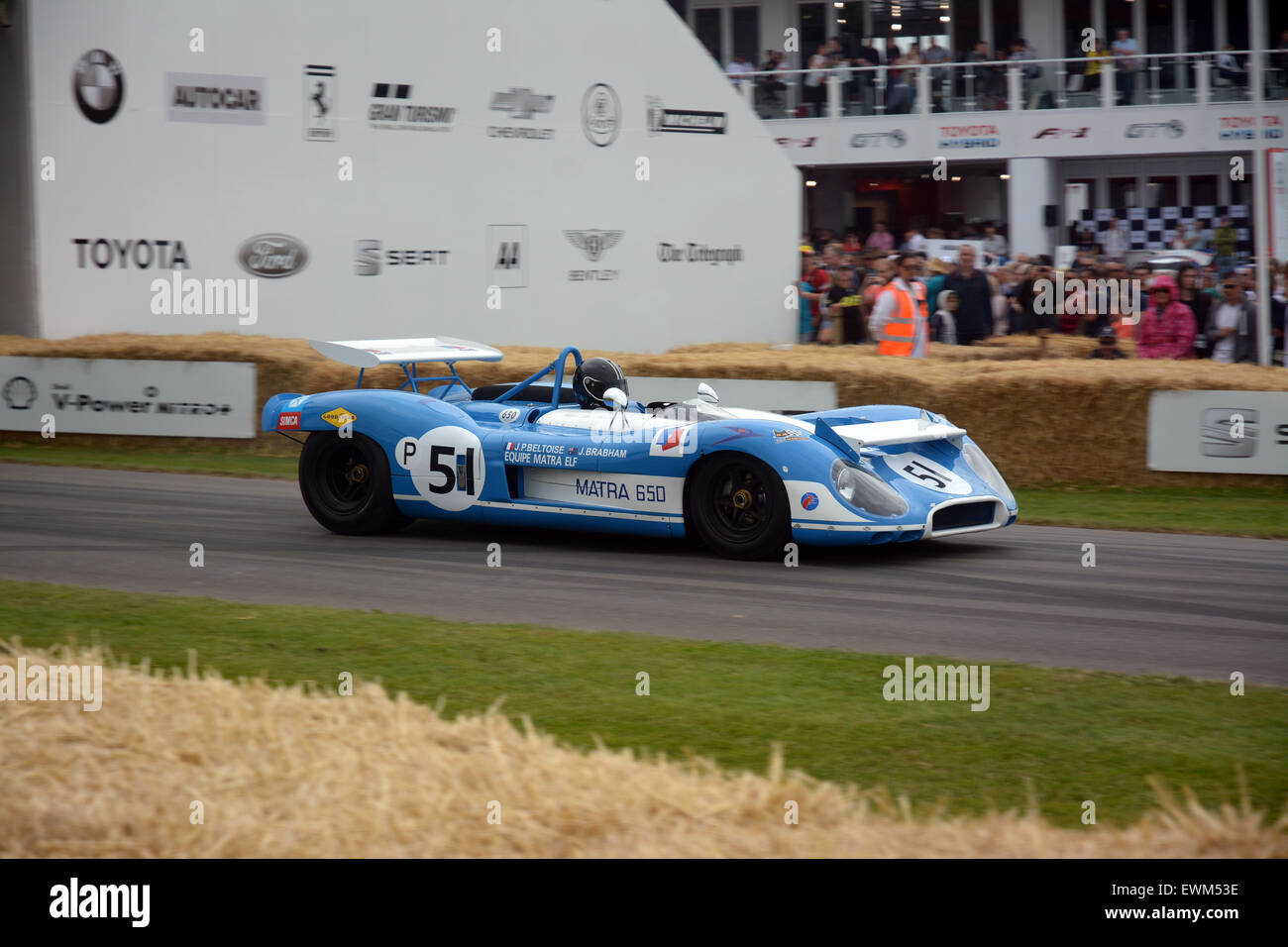 Goodwood, West Sussex, England, UK. 28. Juni 2015. Goodwood Festival of Speed. Das Goodwood Festival of Speed ist eine jährliche Hügel klettern mit historischen Motorsport-Fahrzeuge auf dem Gelände des Goodwood House, West Sussex statt. Bildnachweis: Mainpicture/Alamy Live-Nachrichten Stockfoto