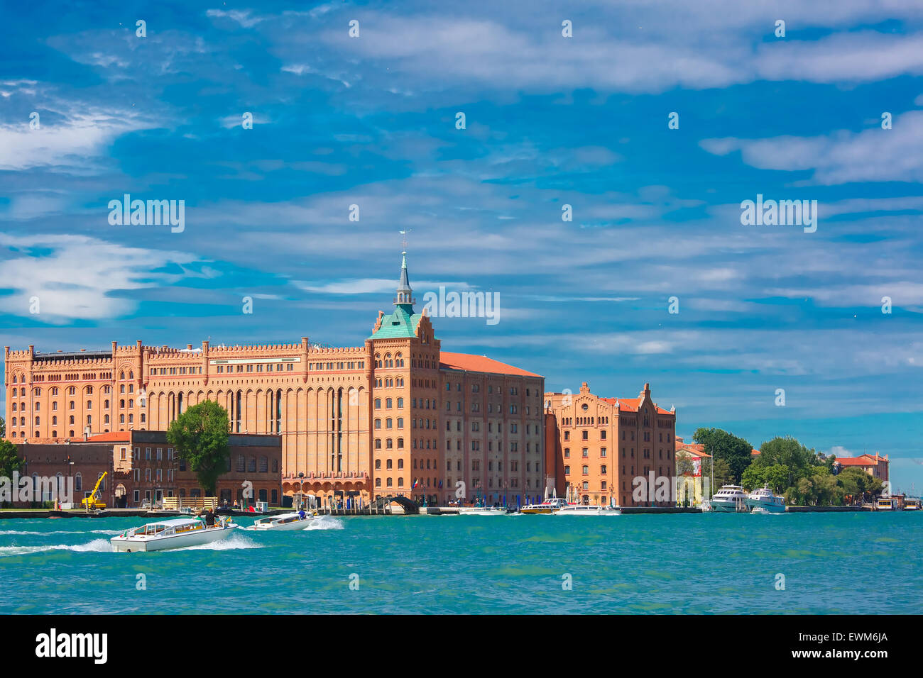 Il Molino Stucky auf Giudecca, Venedig, Italien Stockfoto