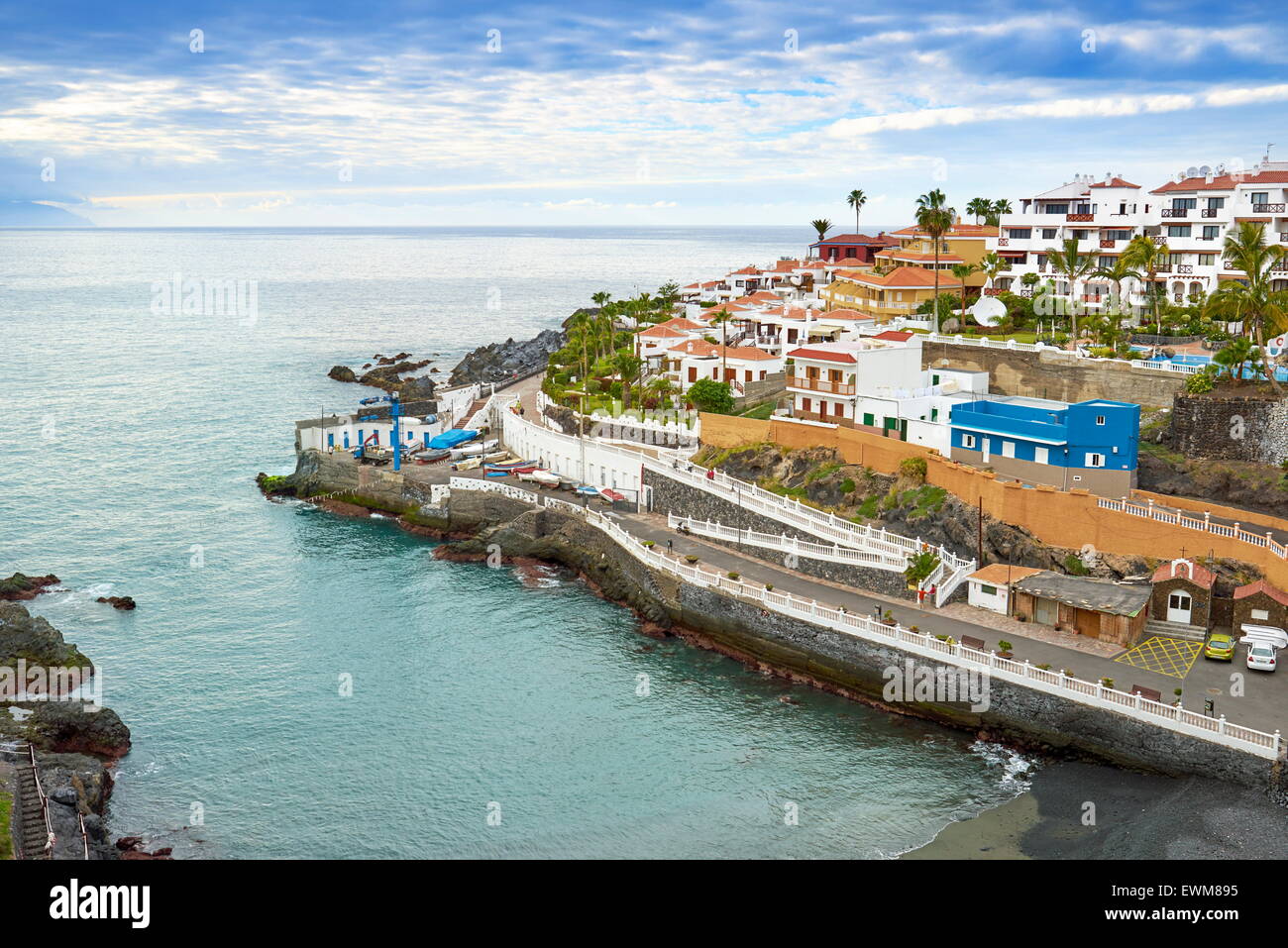 Puerto de Santiago, Teneriffa, Kanarische Inseln, Spanien Stockfoto