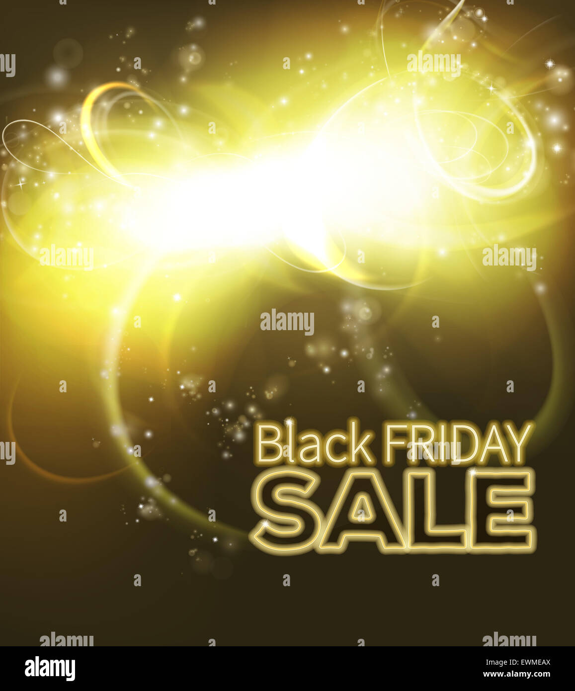 Schwarzen Sie Freitag abstrakte Verkauf Hintergrund Black Friday SALE Neontext Stockfoto