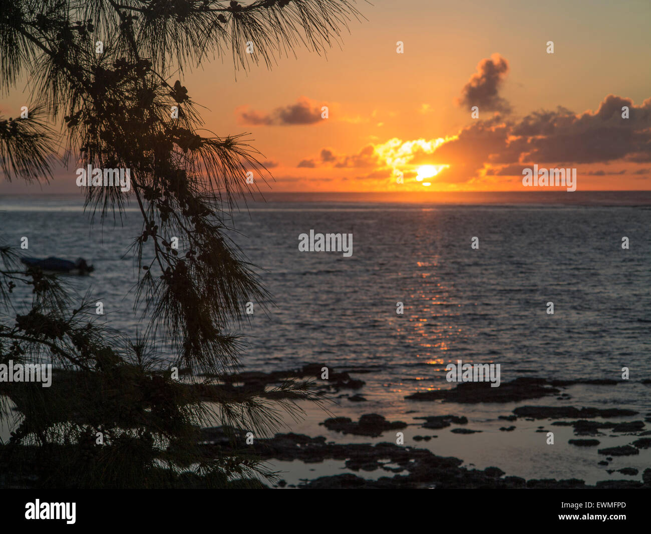 Blue Bay Ile Maurice Indischer Ozean Mascaregnes Mauritius Ocean Indien Tropen Tropeninsel Stockfoto