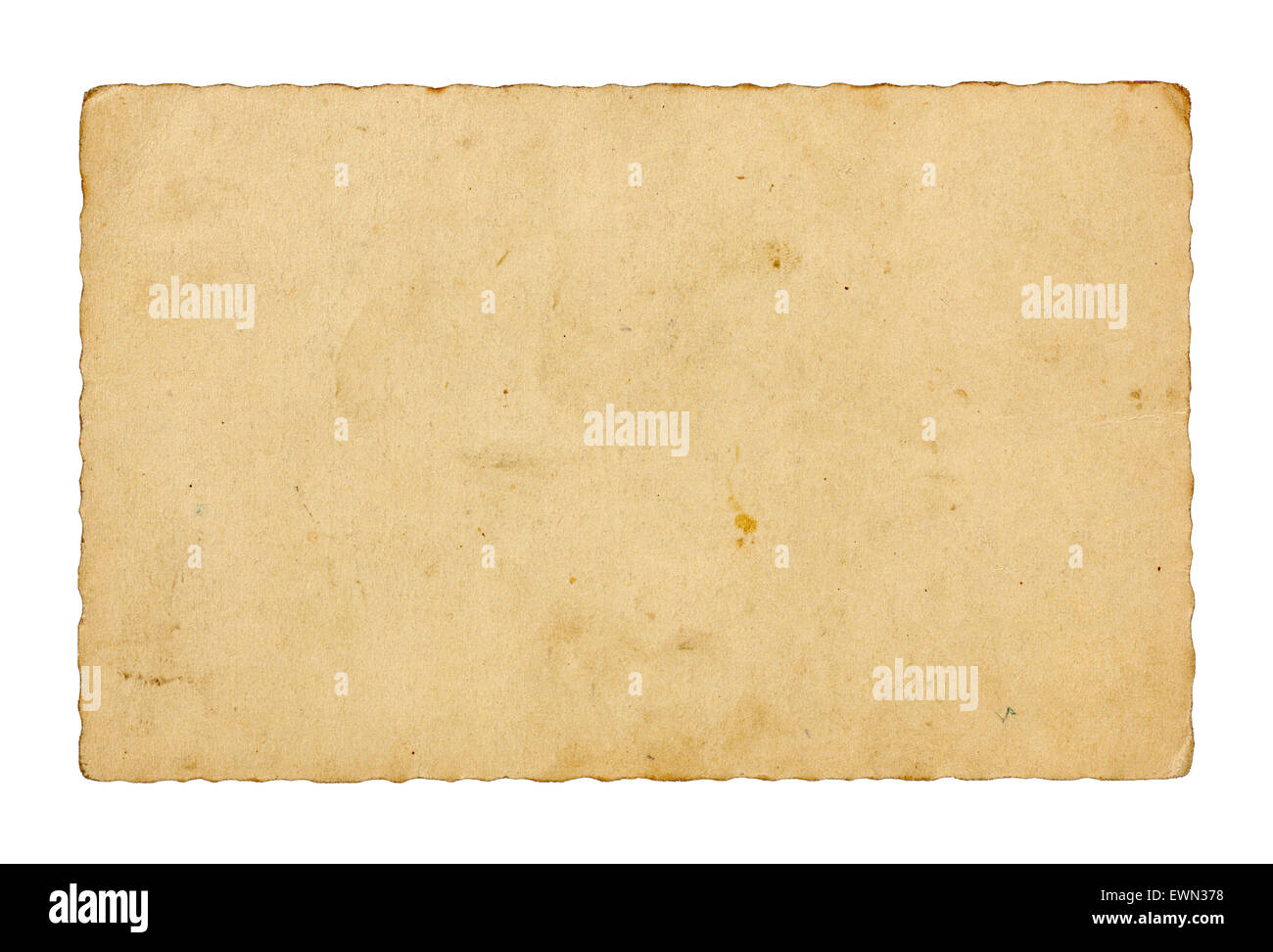 Papier Textur: alte Postacrd zurück Stockfoto