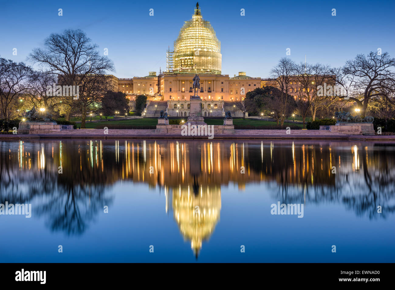 Washington, DC am Capitol. Stockfoto