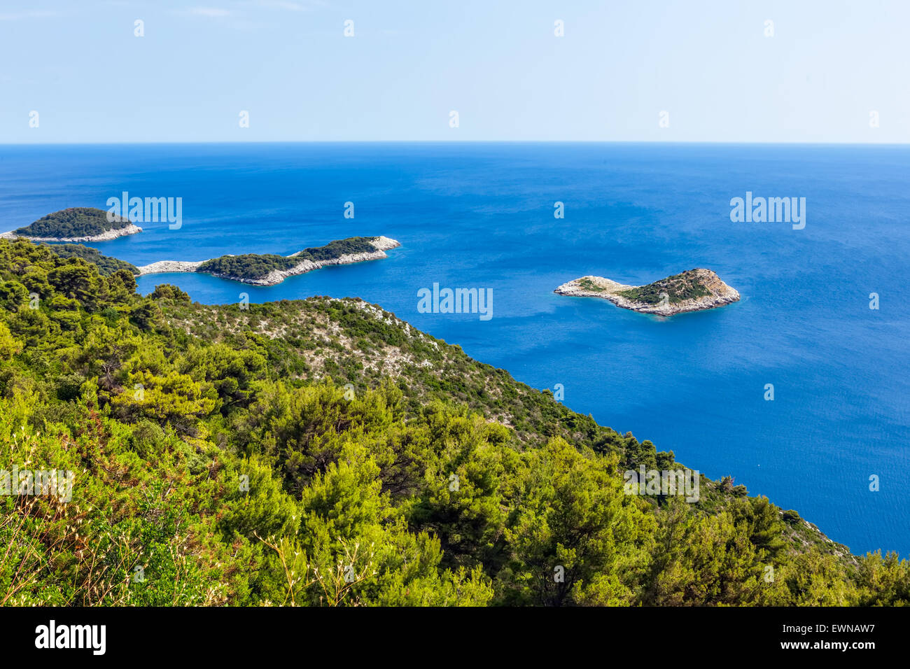 Adriatischen Landschaft Stockfoto