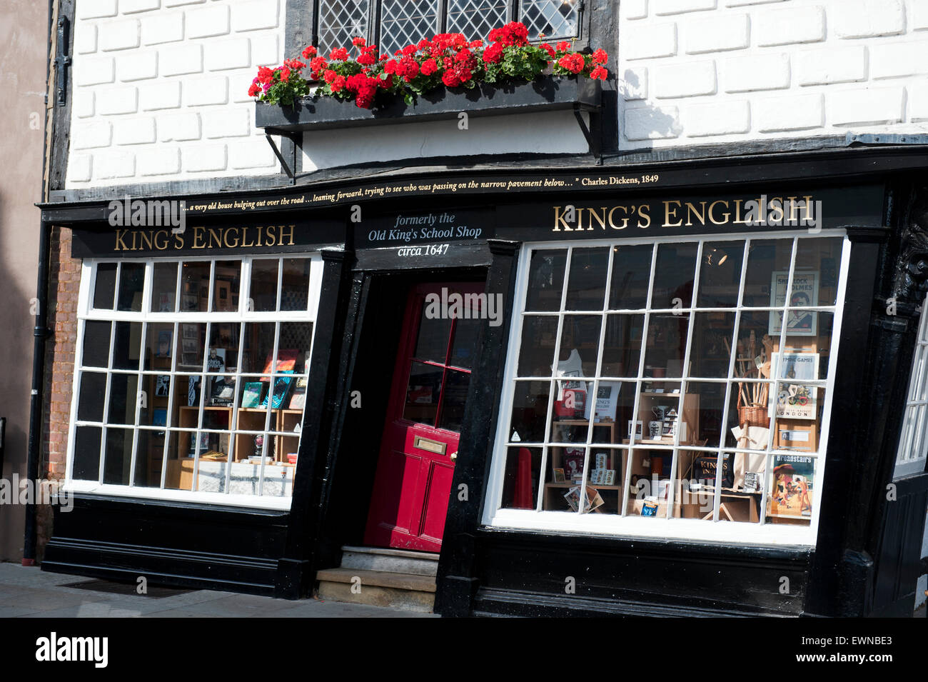 Die krummen Tür des alten Königs Schulkleidung in Canterbury Kent England Europa Stockfoto