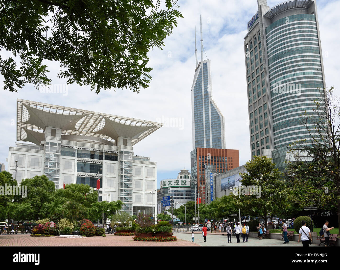 Shanghai Urban Planning Exhibition Renmin Park (Volksplatz) Viertel Huangpu China chinesische Stockfoto
