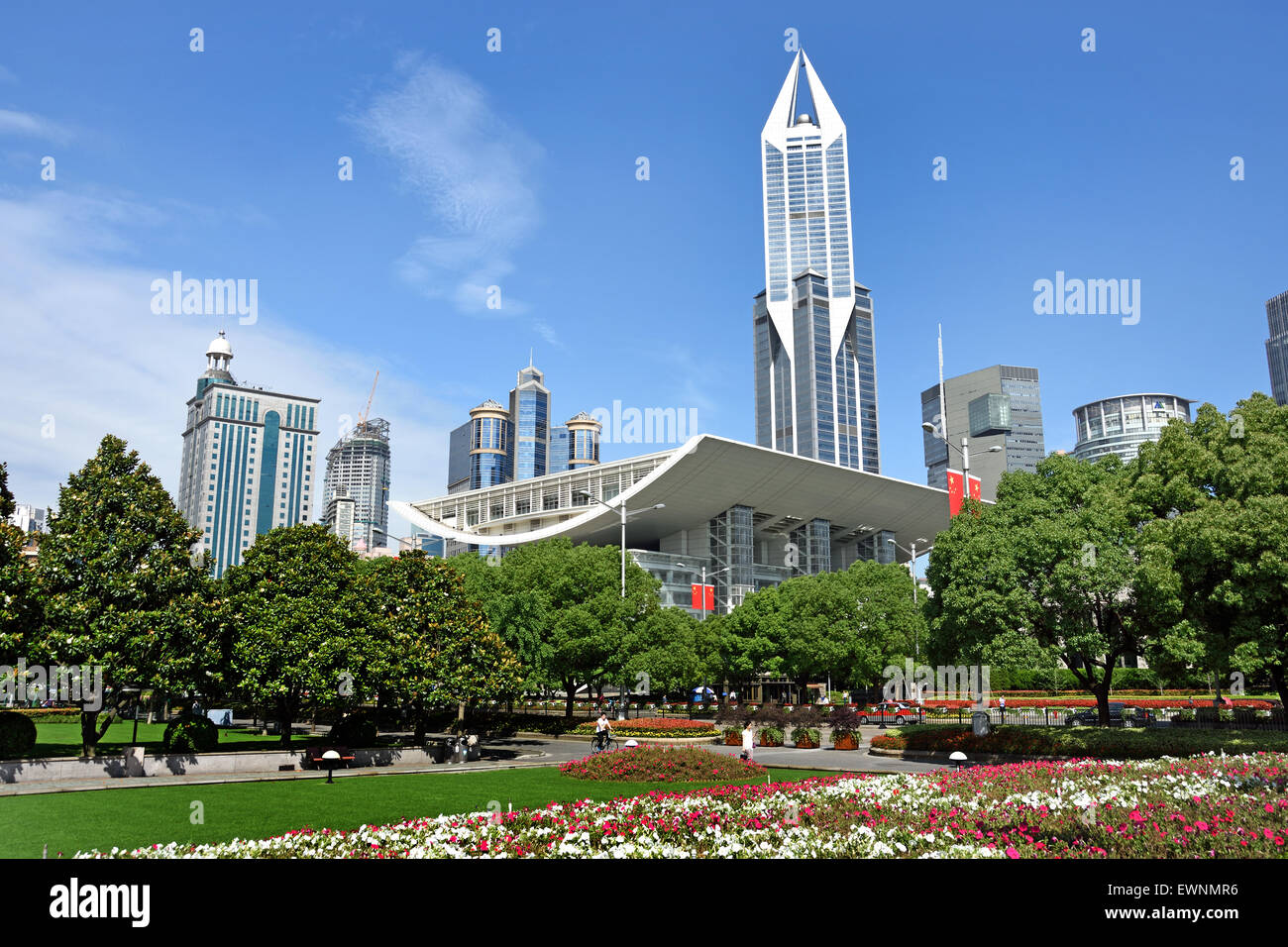 Shanghai Grand Theater Peoples Square in Huangpu District Shanghai China Chinesisch Stockfoto