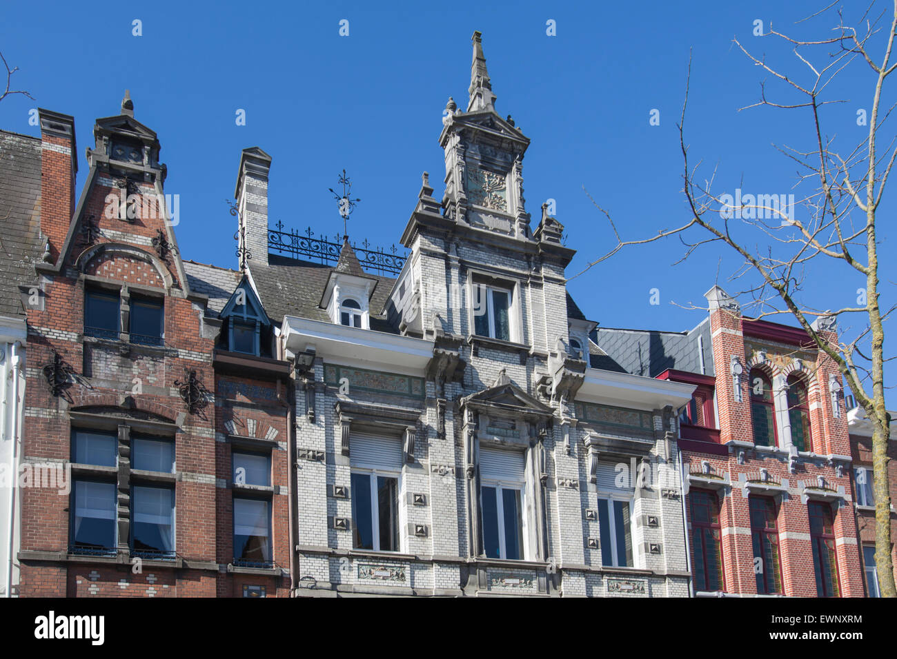 Historisches Viertel, Mechelen, Belgien Stockfoto