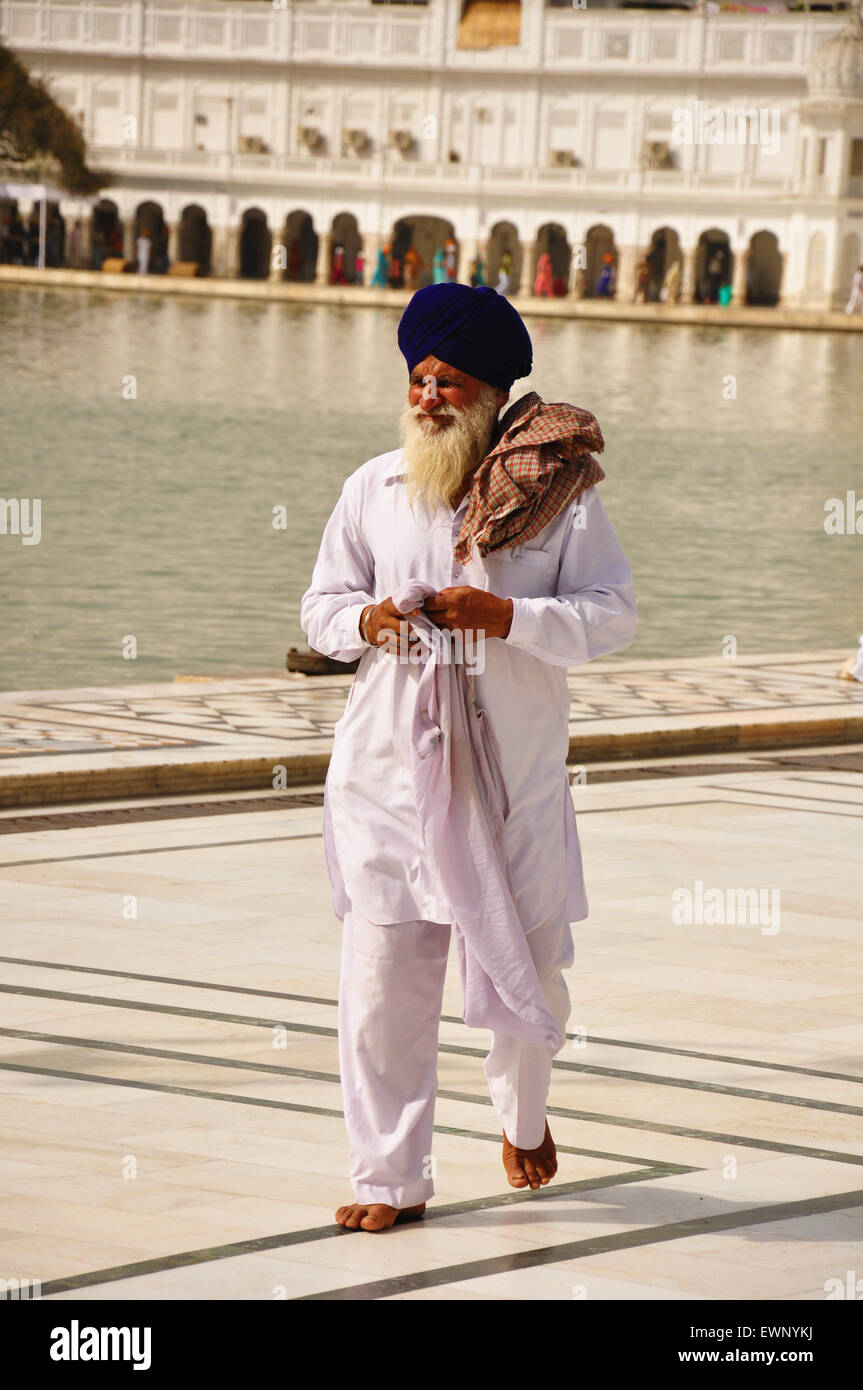 Sikh Mann Stockfoto