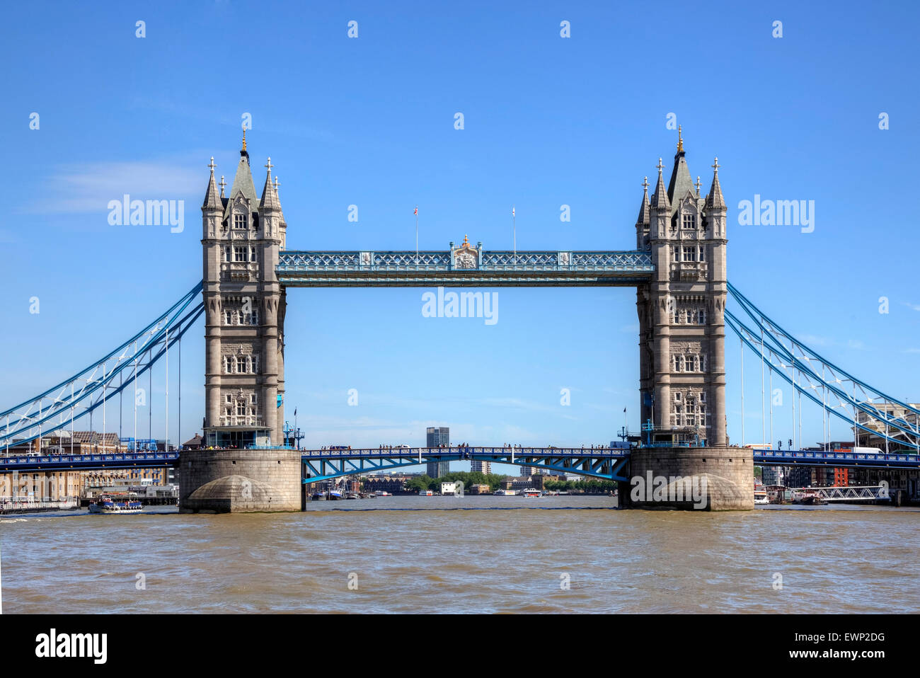Tower Bridge, London, England, Vereinigtes Königreich Stockfoto