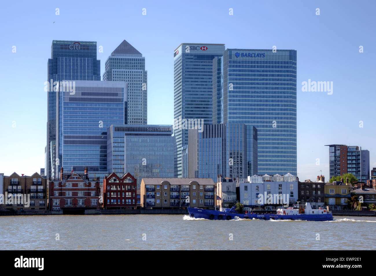 Canary Wharf, London, England, Vereinigtes Königreich Stockfoto