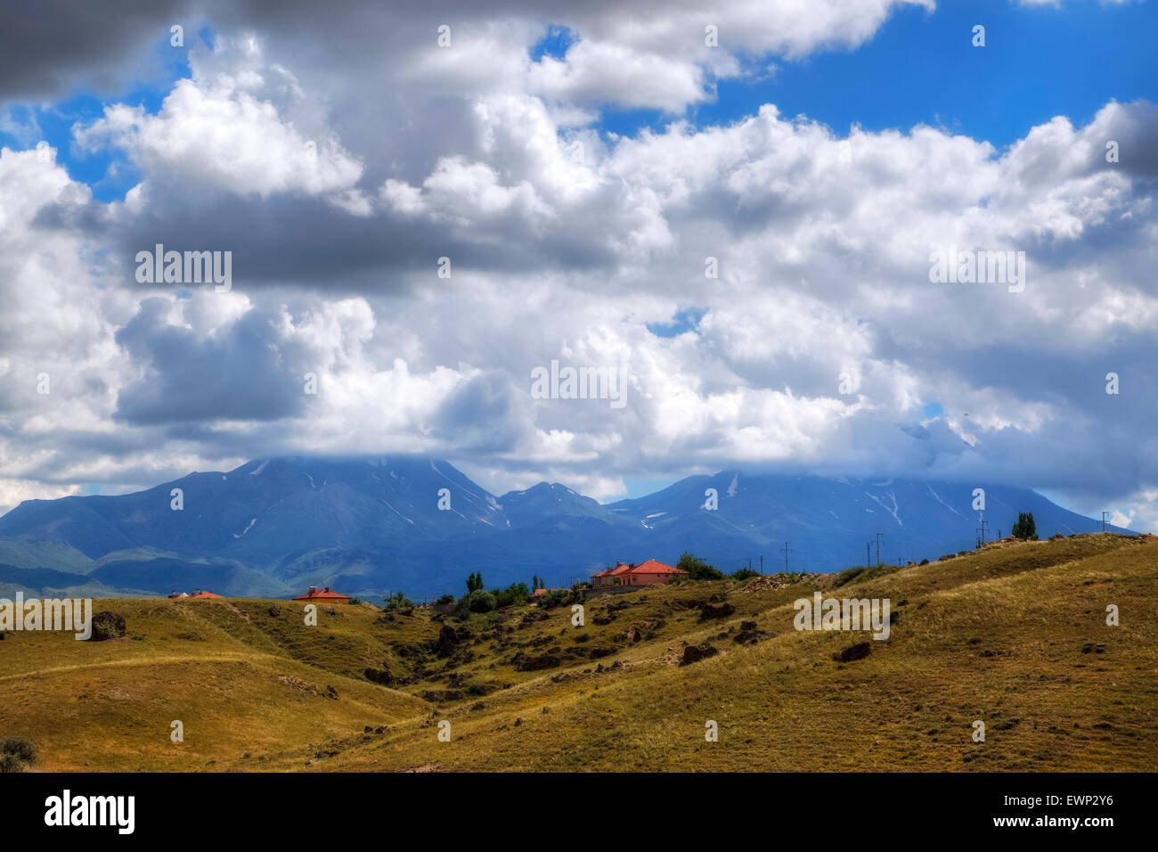 Mount Hasan, Vulkan, Aksaray, Anatolien, Türkei Stockfoto