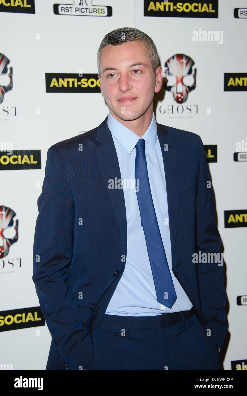 "Anti-sozial" UK Premiere im Cineworld - Ankünfte Featuring: Devlin wo: London, Vereinigtes Königreich bei: 28. April 2015 Stockfoto