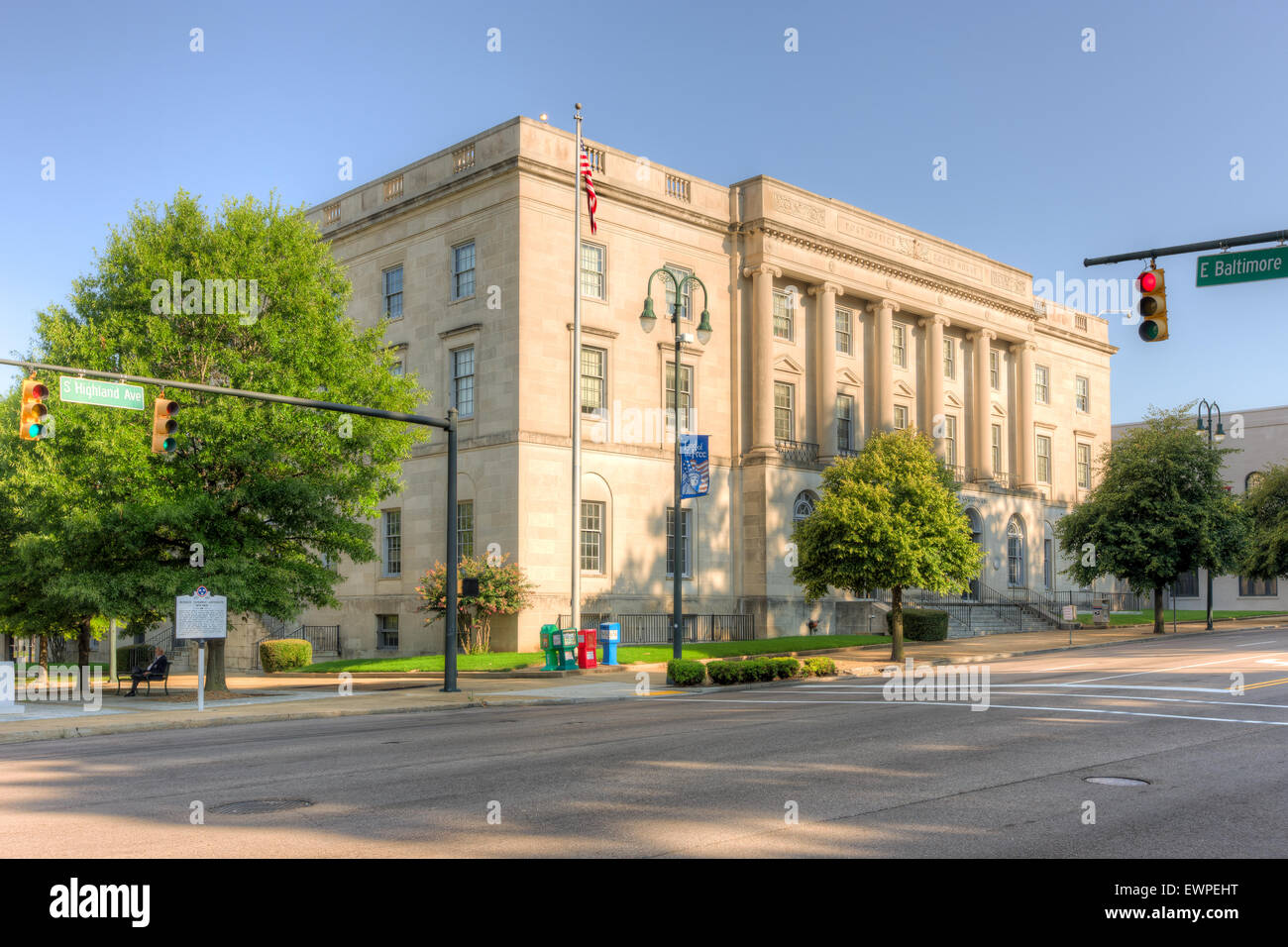 Ed Jones Federal Building und U.S. Courthouse in Jackson, Tennessee. Stockfoto