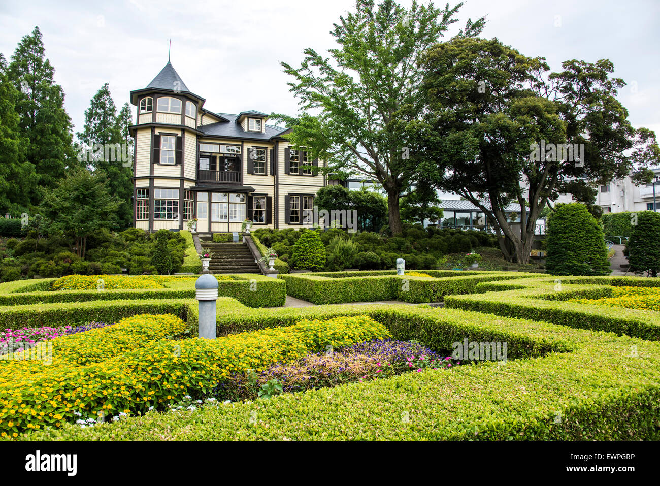 Yokohama Yamate italienischen Garten, der Diplomat Haus Stadt Yokohama, Präfektur Kanagawa, Japan Stockfoto