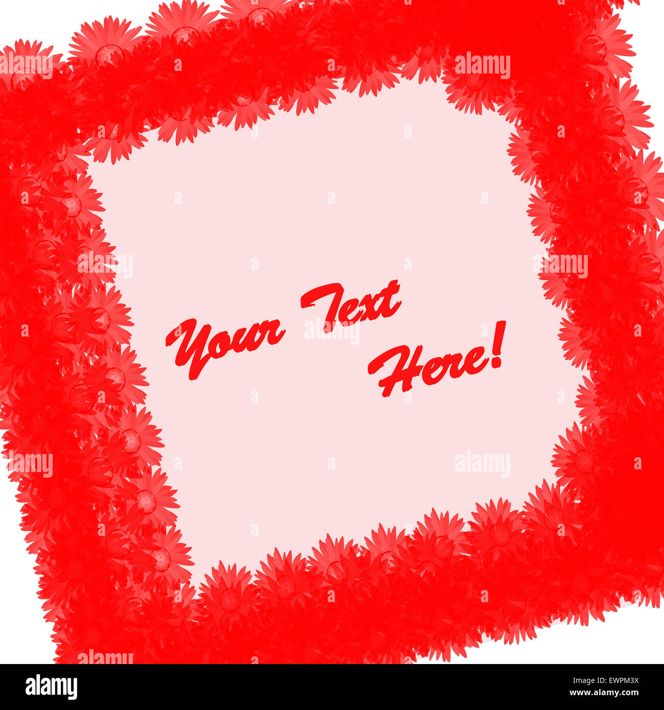 Einladung mit abstrakten floralen Hintergrund. Stockfoto